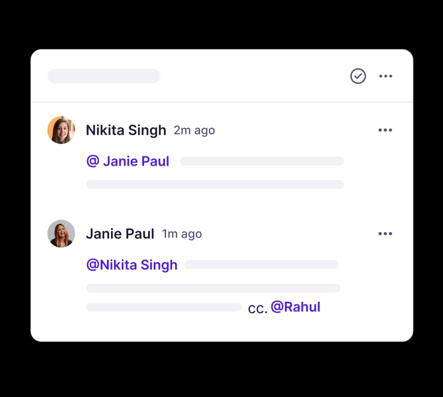 Tag your team members