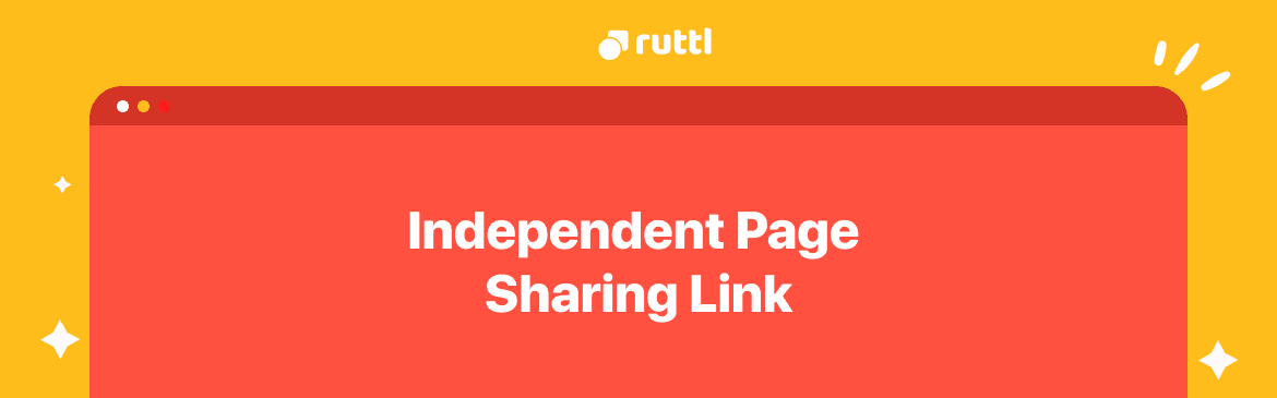 Independent Page Sharing Link