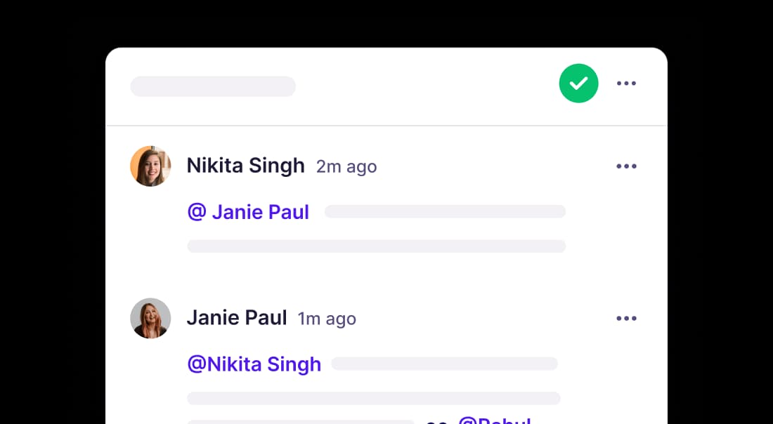 <span>Resolve feedback threads instantly</span> after shipping