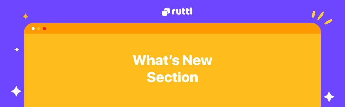 Integrated A What's New Section!